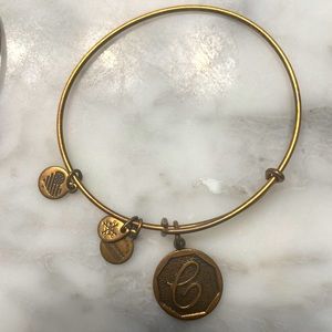 Alex and Ani letter C bracelet
